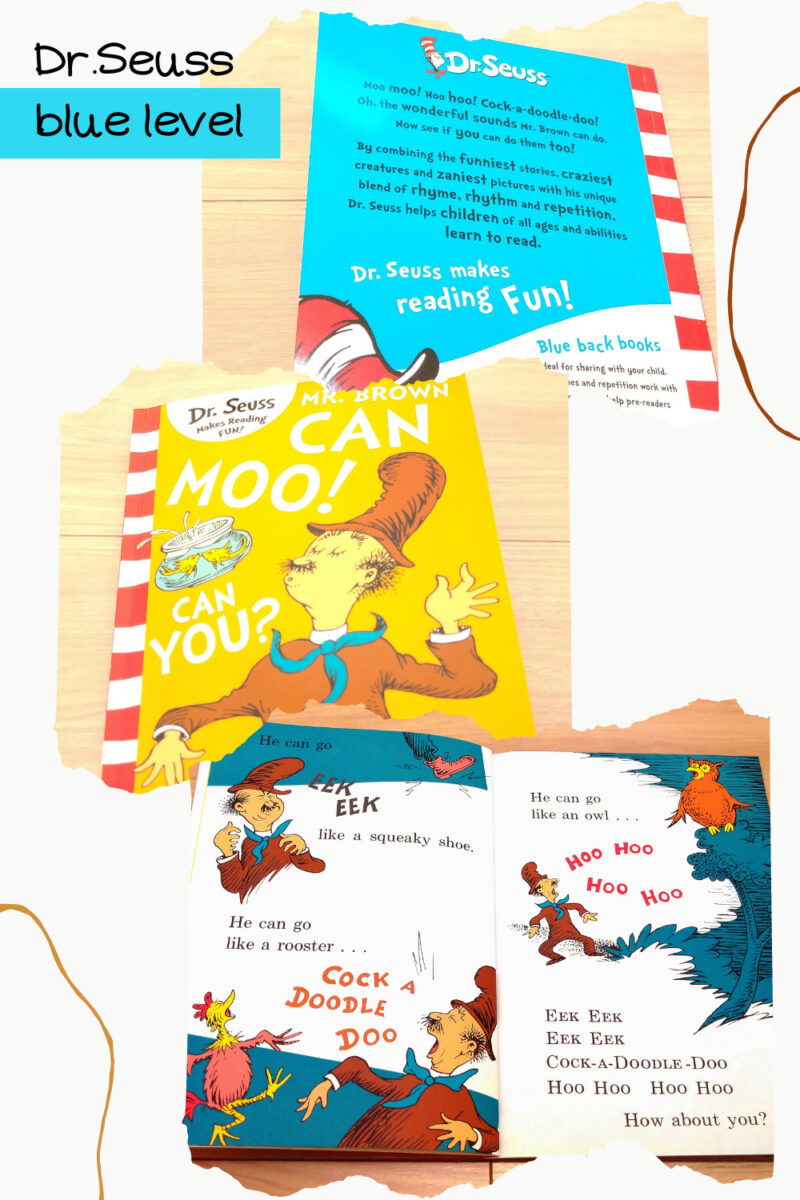Dr.Seuss blue level『Mr. Brown Can Moo! Can You?』